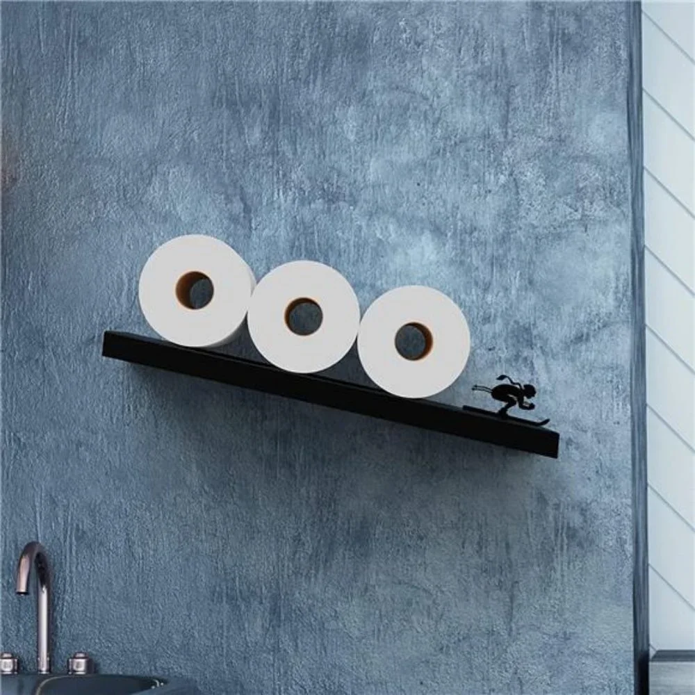 Toilet Paper Holder -Bath Decor - Tilted Toilet Paper Rack